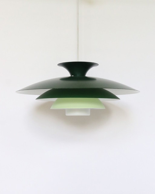 Vintage green bowl lamp unique retro pendant lamp