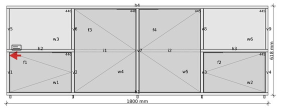 Image 1 of Tylko tv-meubel in grijs met deuren
