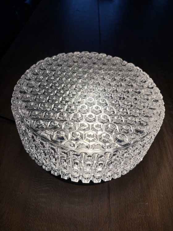 Lampada da soffitto Niko, Belgio, 1960 – Plafoniere, Glass, Plastic (photo 5 of 6)