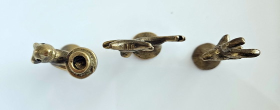 Walter Bosse / Herta Baller – Trio De Figurines Animalières En Laiton – Années 1950 – Sculptures, Brass (photo 6 of 8)