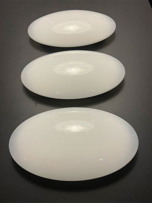 3x IGuzzini ceiling lamps / wall lamps