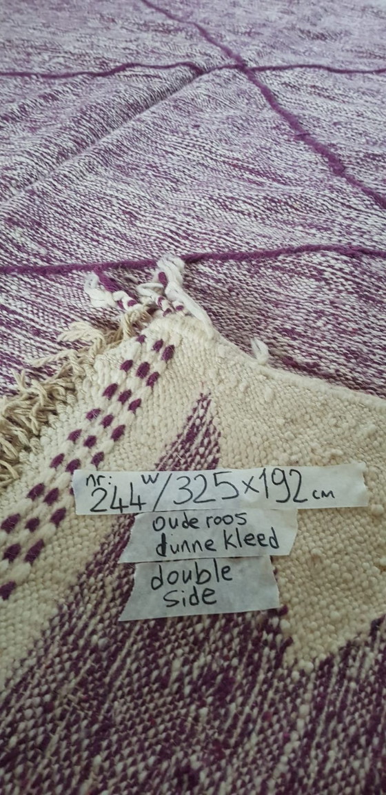 Image 1 of Handgeknoopt Berber kleed wol 325x192cm