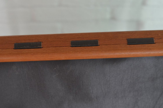 Image 1 of Teak newspaper rack/magazine holder, 1960s Danish Modern