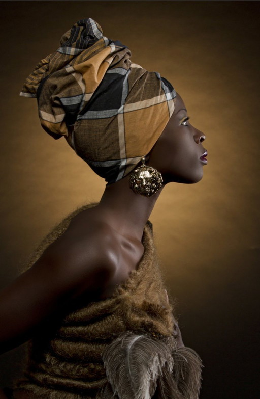 Fotografie portret African Queen 150x100cm