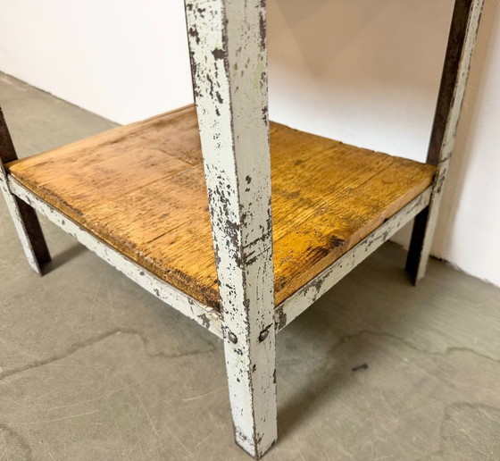 Image 1 of Graue, industrielle Kommode aus Eisen, 1950er Jahre