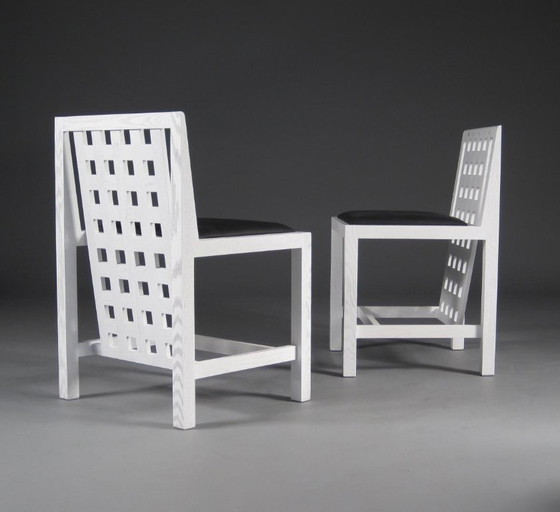 2 Sedie, Riproduzione, Poltrona Candida Cottage, Charles Rennie Mackintosh, Nuovo – Poltrone, Wood (photo 2 of 5)