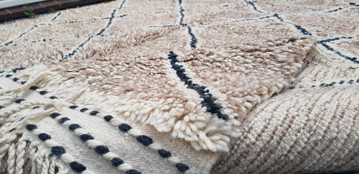 Handgeknoopt Berber kleed wol 275x200cm