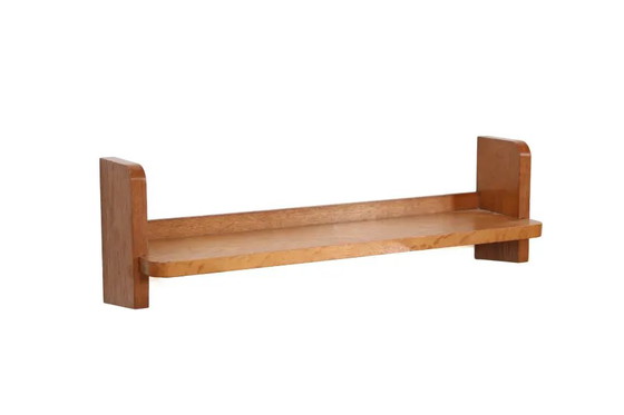 eikenhouten brutalistische wandplank uit het midden van de vorige eeuw – Wandrek, Wood, Mid Century Modern (photo 4 of 7)