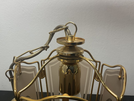 Image 1 of vintage Hollywood Regency hall lamp