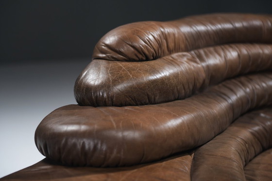 Image 1 of Perfekt patiniertes Sofa DS-1025 Terrazza Landscape von Ubald Klug - De Sede Swiss