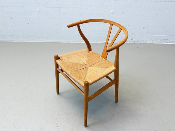 Image 1 of Set of 6 Wishbone Chairs CH24 by Hans J. Wegner for Carl Hansen & Søn, Denmark, 1990s