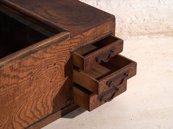Antique Japanese wooden box hibachi – Japan, circa 1920 – Decorative Objects, Iron, Copper (photo 16 of 40)