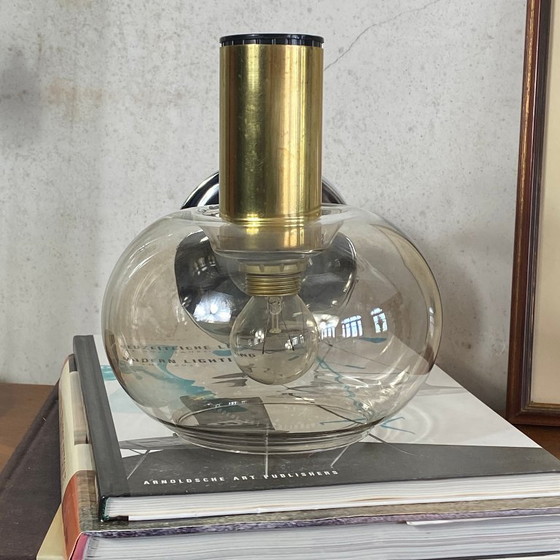 Applique da parete vintage in vetro fumé stile Sciolari – Glass (photo 4 of 9)