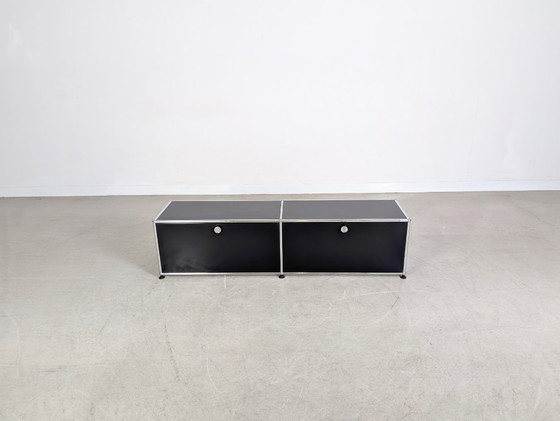 Image 1 of Credenza originale USM Haller 1x2 Fritz Haller nera
