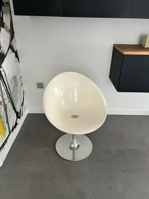 Fauteuil baquet Kartell Eros Philippe Starck - Blanc