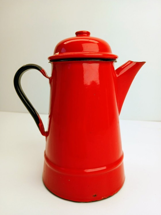 Image 1 of Vintage Enamel Jug