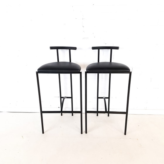 Image 1 of 2x vintage bar stool Tokyo Rodney Kinsman Bieffeplast