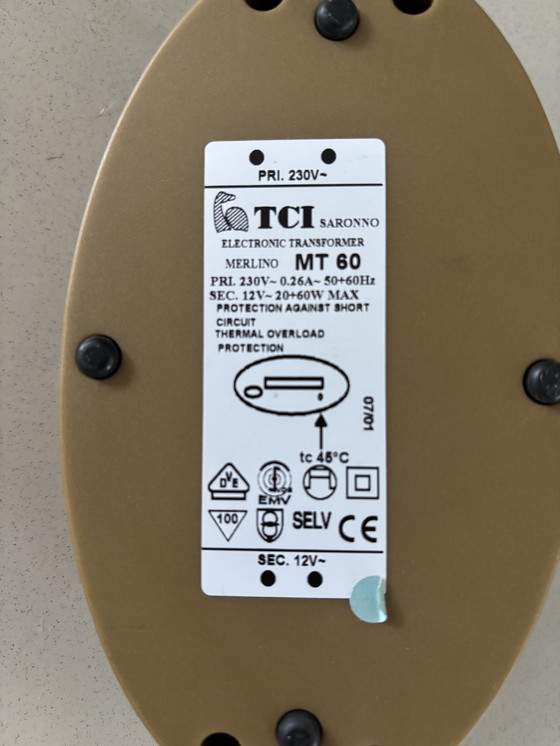 Image 1 of Italiaanse vintage messing buigzame lamp jaren 80