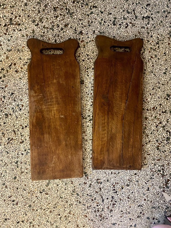 Image 1 of Très belle armoire rustique Wabi-Sabi en hêtre massif.