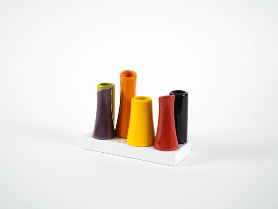 Image 1 of Set of small soliflor vases, Danish design, 1970s, made in Denmark