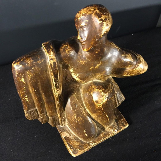 Sculptures Art Déco Cubiste Atelier Plâtre Femme Nue par Jean Canneel, années 1930 – Art Deco (photo 7 of 19)