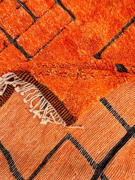 Image 1 of Beni Ouarain Teppich – 260 x 350 cm – Großer handgewebter marokkanischer Wollteppich – Modernes geometrisches Design