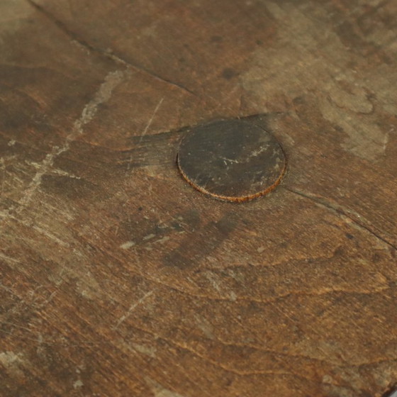 Image 1 of Old Wooden Milk Stool