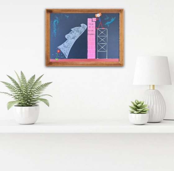 Image 1 of Acryl auf bespanntem Karton 46x33cm.