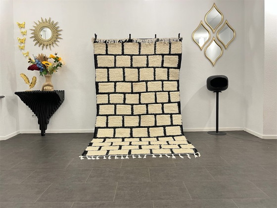 Image 1 of Alfombra bereber de lana hecha a mano - 256 cm x 154 cm