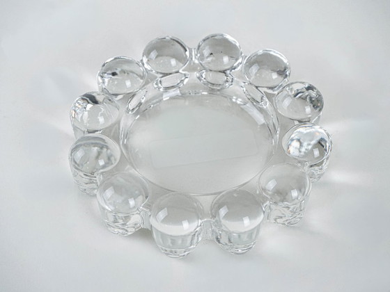 Image 1 of Portacandele in vetro, design danese, anni '70, prodotto in Danimarca