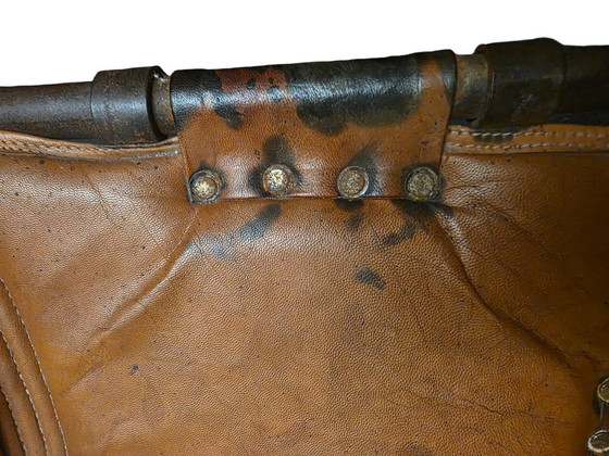 4 Sgabelli da bar vintage (Charlotte Perriand) – Leather, Metal (photo 7 of 7)