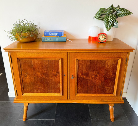 Image 1 of Vintage Mid - Century Sideboard - 2 Doors - Wood - 1960s