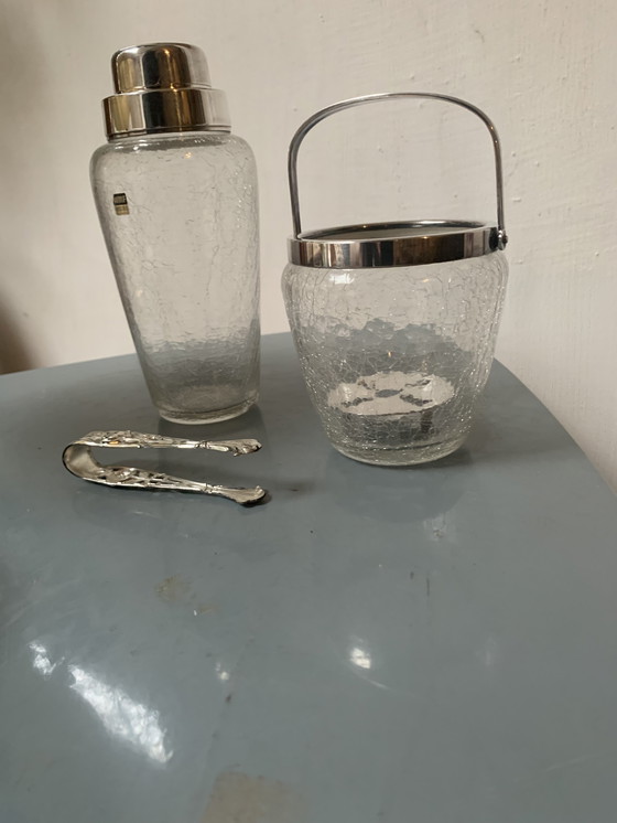 Image 1 of Verzilverde WMF cocktailset kristal en estado perfecto