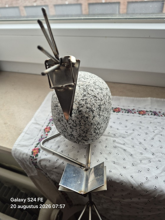Design Vogel – Gebrüder Lomprich, Decoratieve objecten, Metal, Stone (photo 4 of 6)