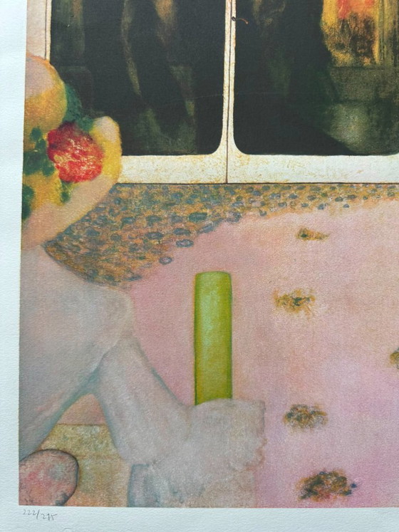 Image 1 of Leonor Fini - Estampe rare, femmes dans un café parisien
