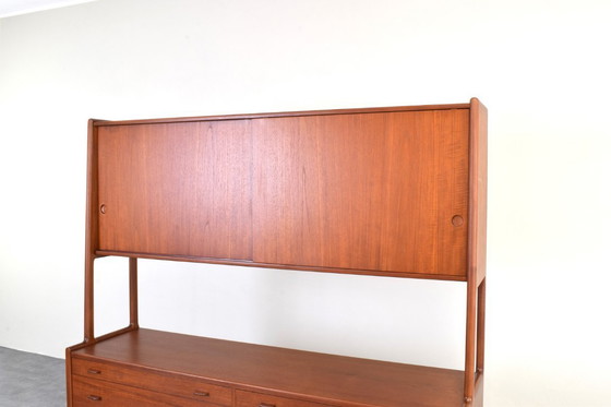 Image 1 of Credenza danesa Mid-Century modelo RY-20 de teca de Hans Wegner para Ry Møbler