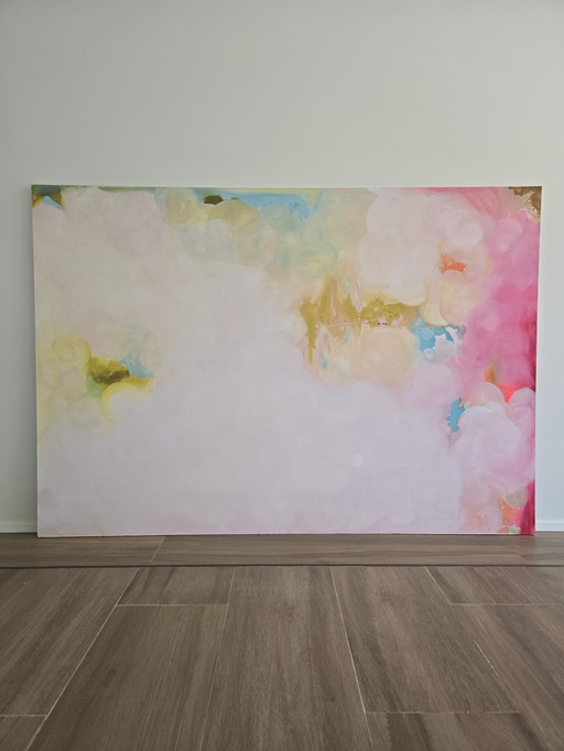 Grande peinture abstraite 180 x 125cm
