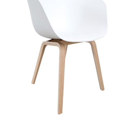 Image 1 of Set van 4 Hay AAC 22 fauteuils, ontwerp van Hee Welling, wit
