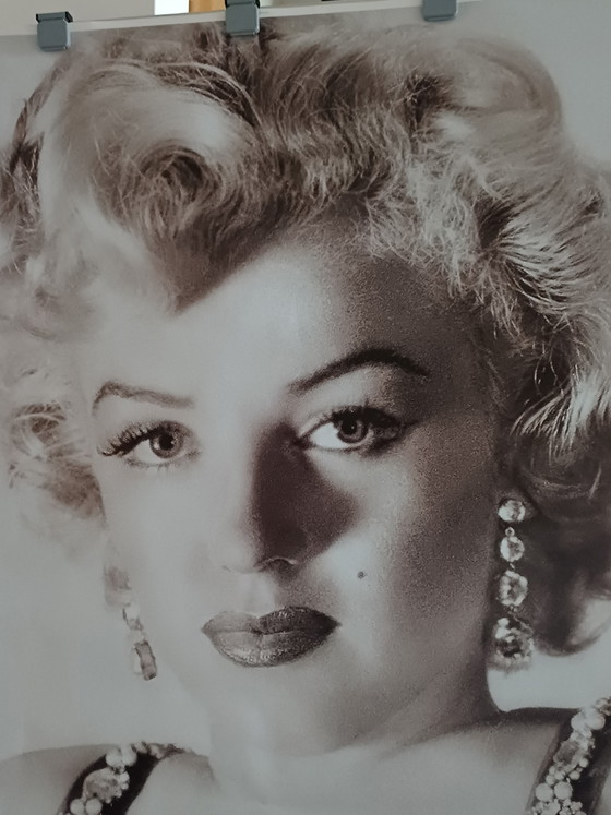 Image 1 of Vintage abri poster Marilyn Monroe Grolsch 2005