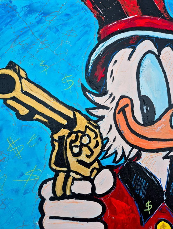 Image 1 of Jovan Srijemac (1962) - Uncle Scrooge with golden guns