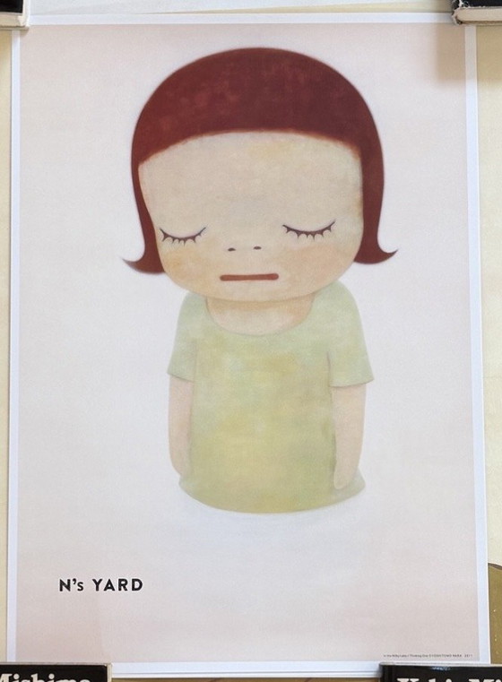 Yoshitomo Nara Poster “In The Milky Lake / Thinking One” 51.5x36.4cm – Giclée Prints, Paper (photo 2 of 5)