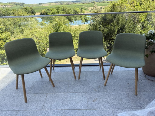 Set of 4 new HAY AAC 13 chairs