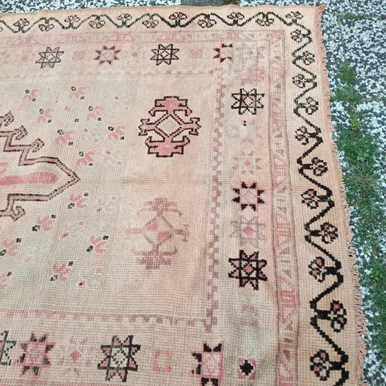 Image 1 of Hand geknoopt Berber kleed wol 309x157cm