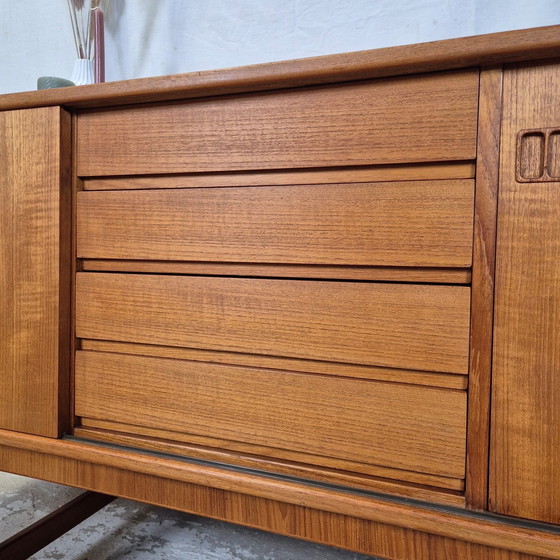 Image 1 of Vintage jaren 60 teak scandinavisch sideboard tv meubel