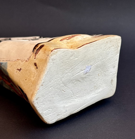 Image 1 of Precioso jarrón de cerámica de mediados de siglo de estilo picassiano