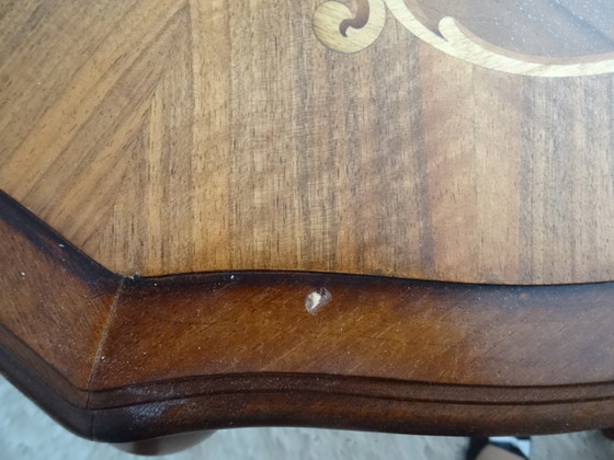 Image 1 of Schlingmann Wertmöbel - Tavolino con intarsi ovale