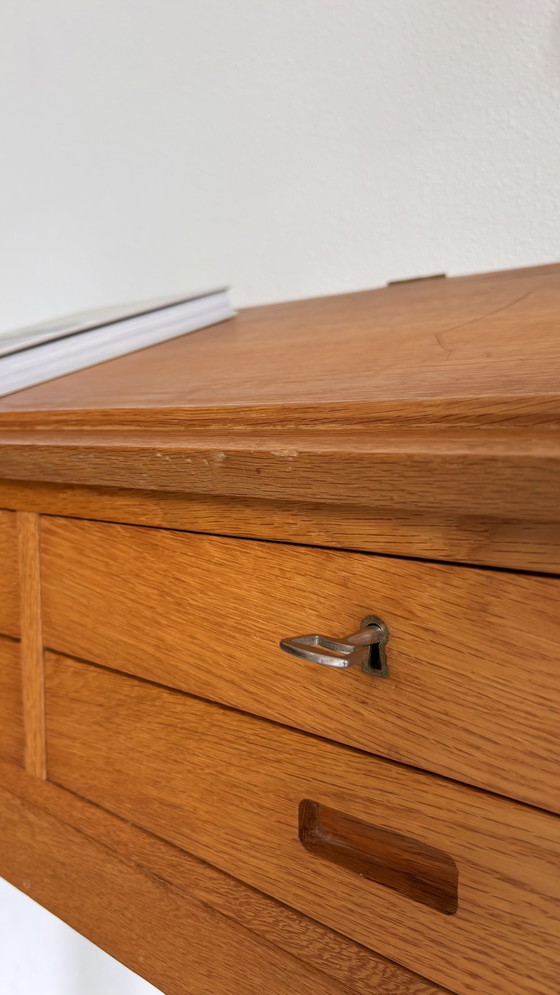 Image 1 of Vintage lectern - desk oak