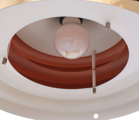 Image 1 of Vintage goudkleurig gelaagde hanglamp van Carl Thore