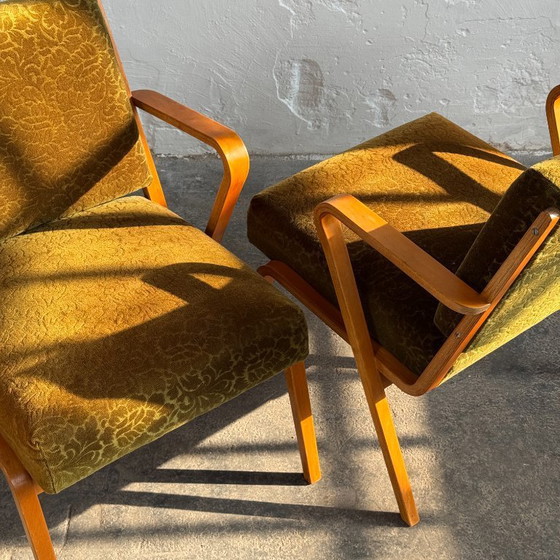 Image 1 of Pair of Mid-Century Easy Chairs by Selman Selmanagić, 1957