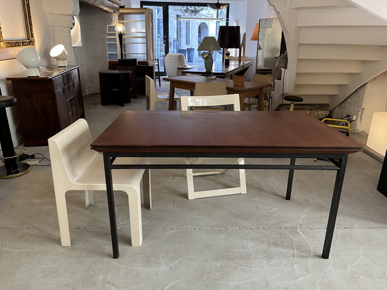 Image 1 of Mesa de caoba, años 50